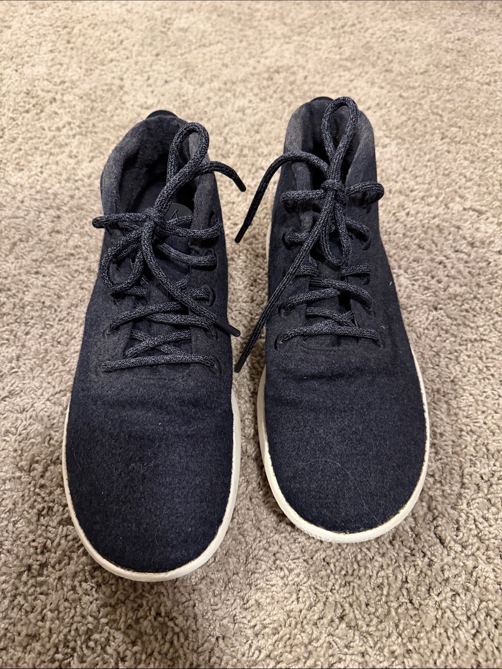 Men's Allbird High-Top Sneakers in Black